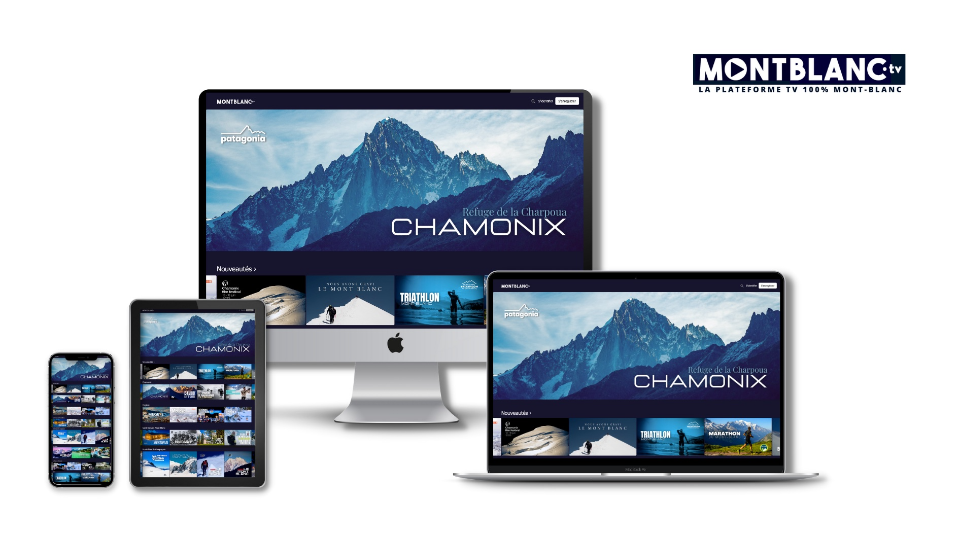 Mockup. MontBlanc.Tv Mockup. MontBlanc.Tv